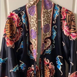 Silk robe